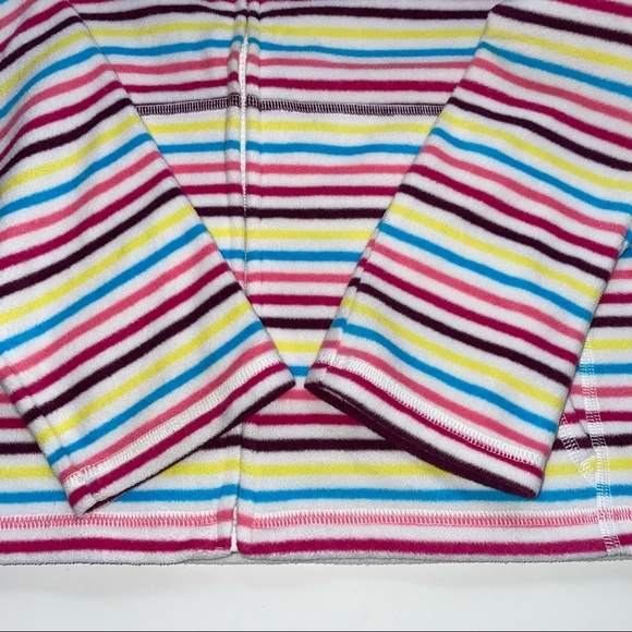 North Face Striped Fleece Hoodie - Picture 6 of 6